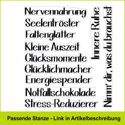 Nimm' dir, was du brauchst - Stempelgummi